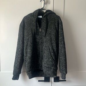 Marx & Dutch Sherpa Lined Jacket in Charcoal Marl 🆕